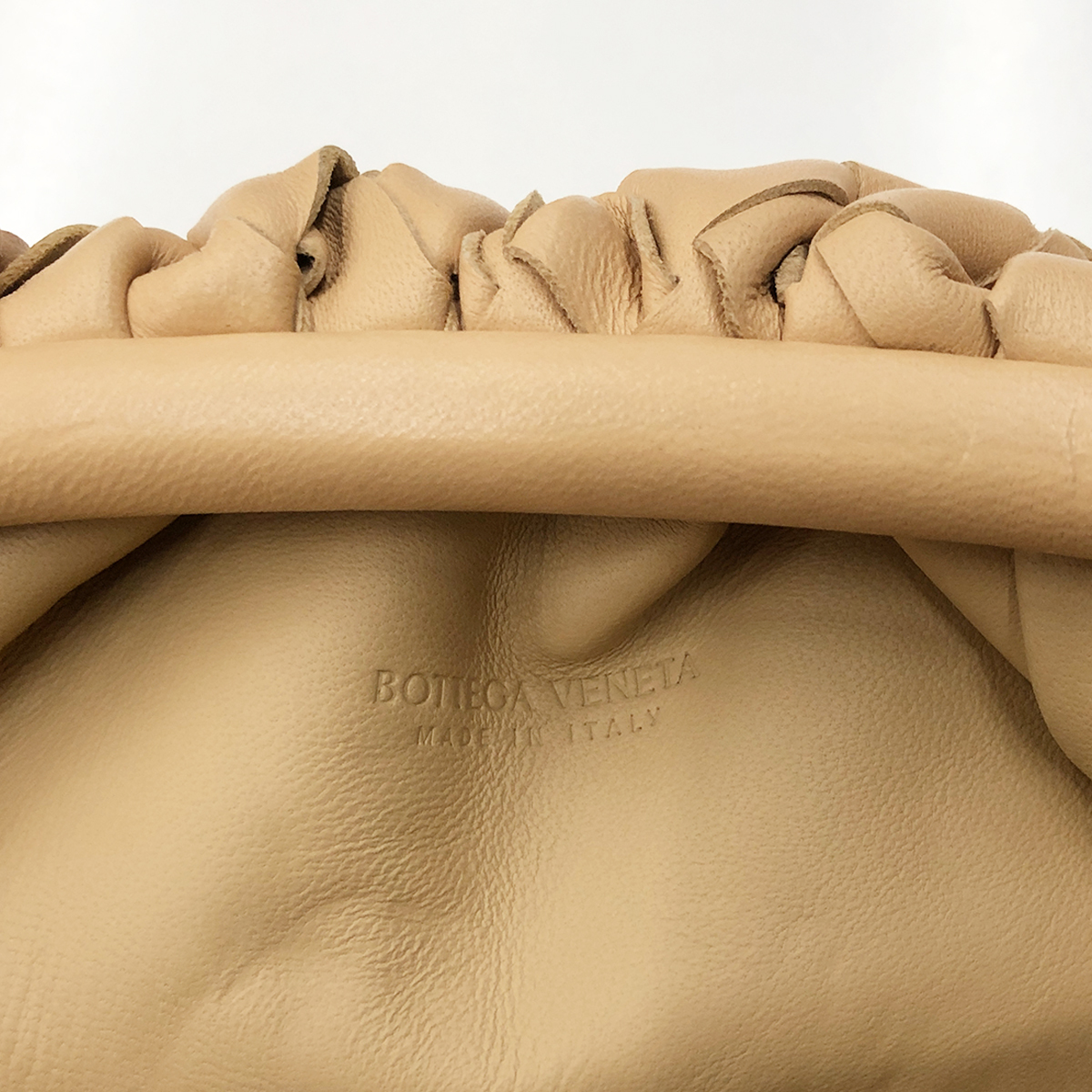 Bottega Veneta Intrecciato Mini Pouch in Almond