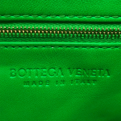 Bottega Veneta Crossbody Box Pouch in Glazed Parrot Green