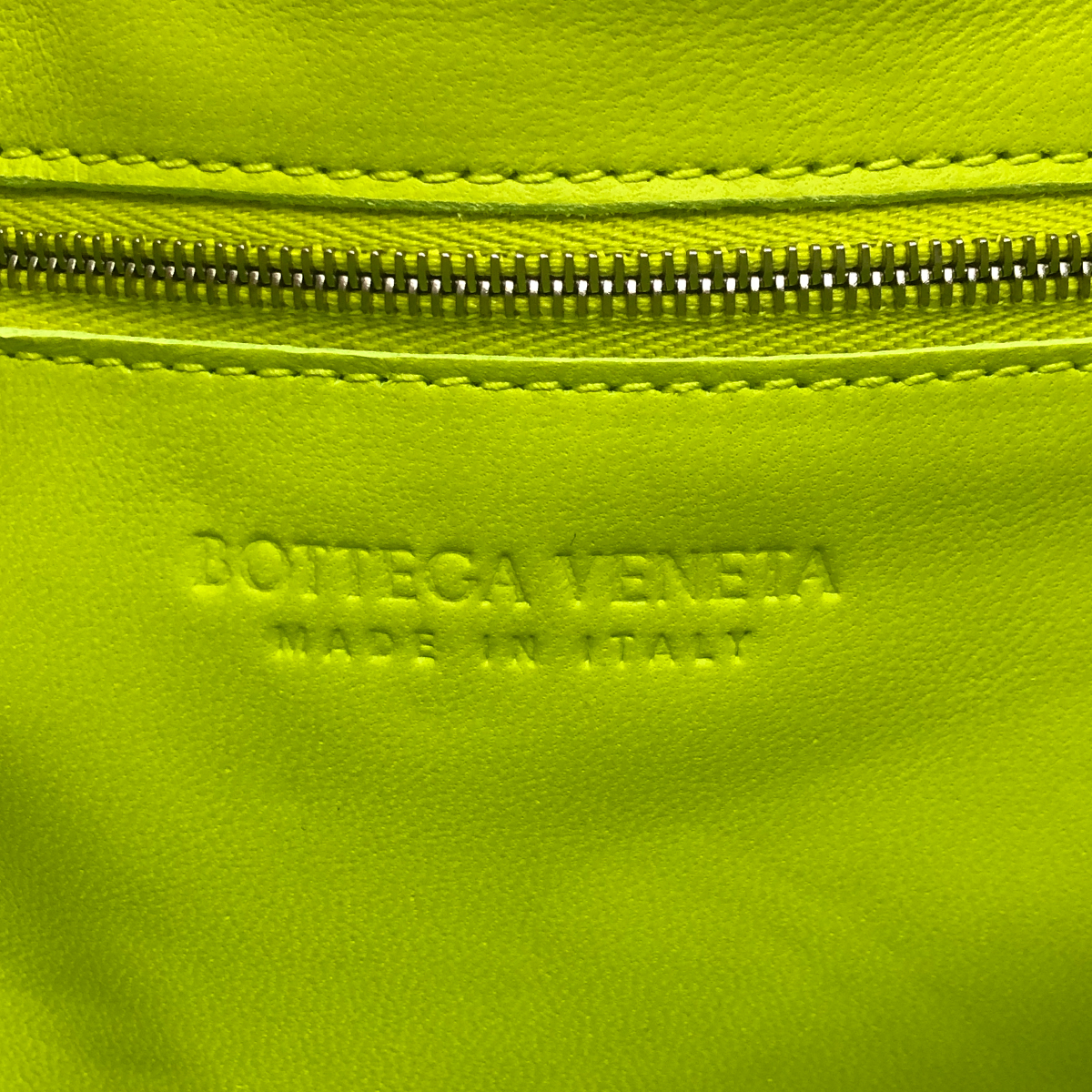 Bottega Veneta Crossbody Box Pouch in Lemon Kiwi