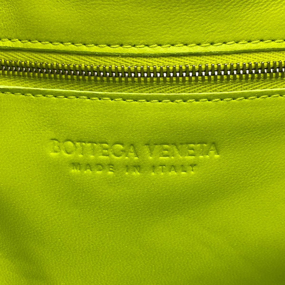 Bottega Veneta Crossbody Box Pouch in Lemon Kiwi
