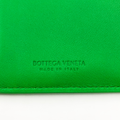 Bottega Veneta Card Case in Parrot Green