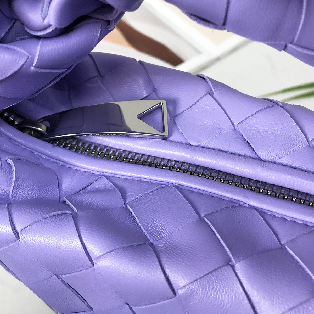 Bottega Veneta Mini Jodie in Intrecciato Wisteria