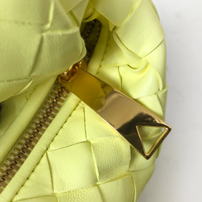Bottega Veneta Mini Jodie in Intrecciato Bright Yellow