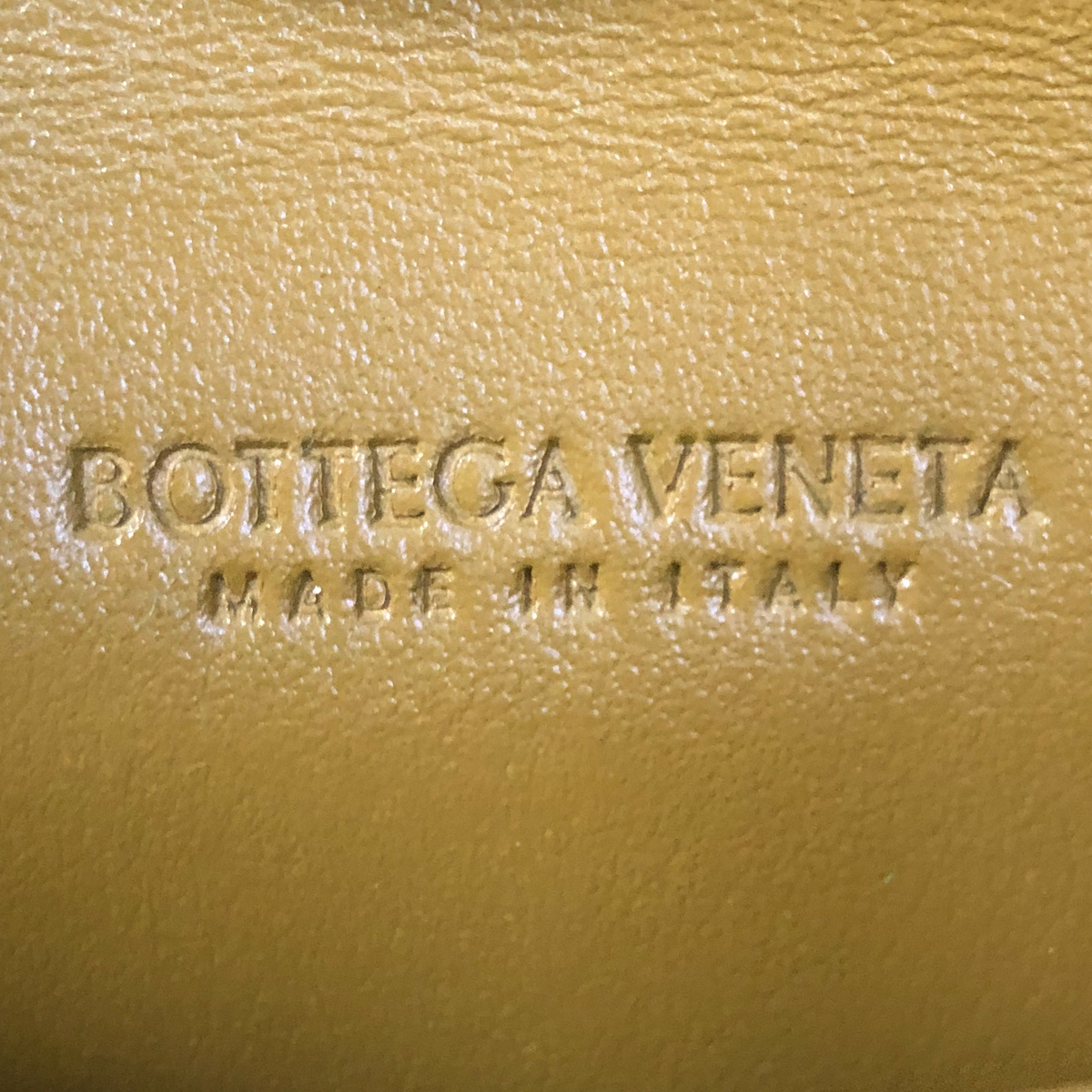 Bottega Veneta Snap Card Case in Oak Brown