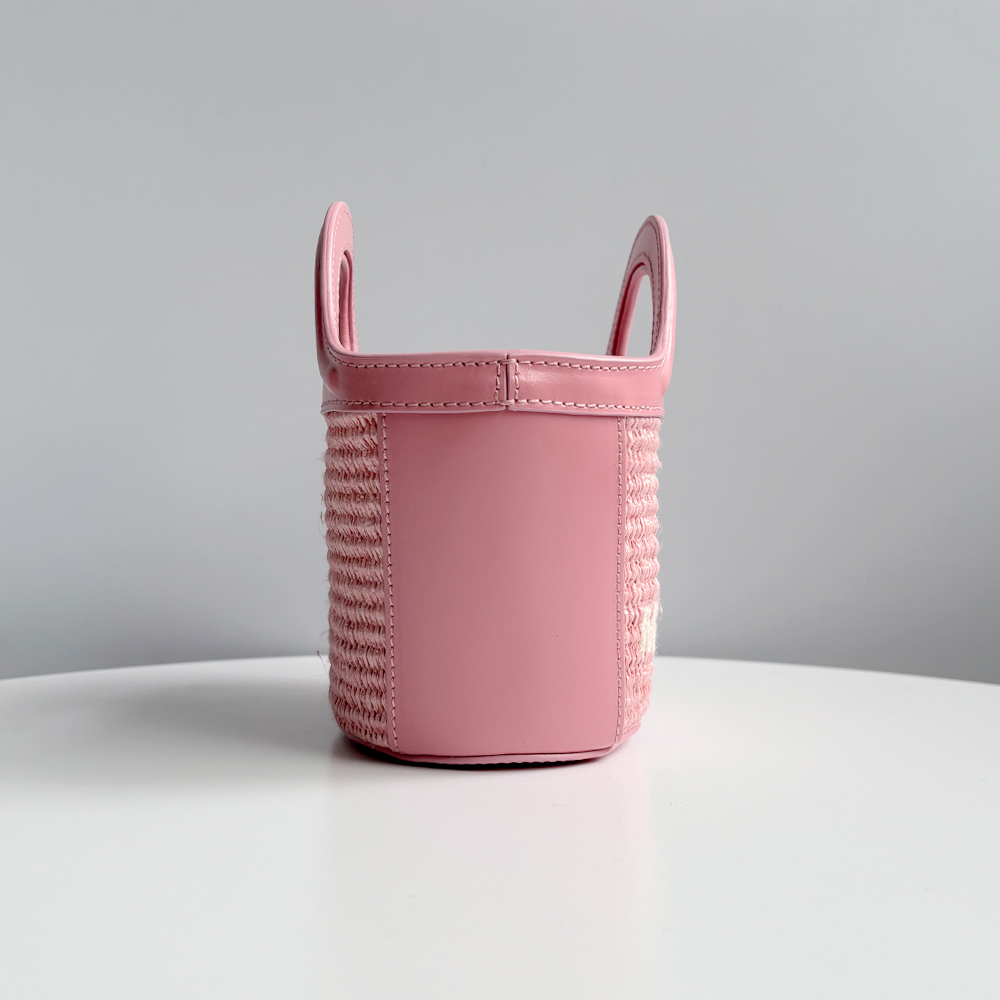 Marni Woven Basket MINI, Pink