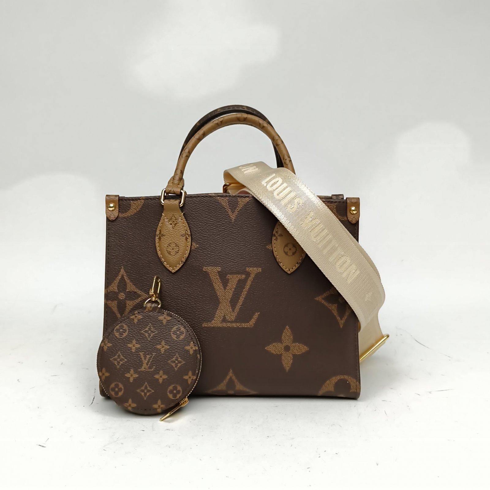 *LOUIS VUITTON Onthego Small 25 Two-in-One Wide Shoulder Strap-Hana Vintage