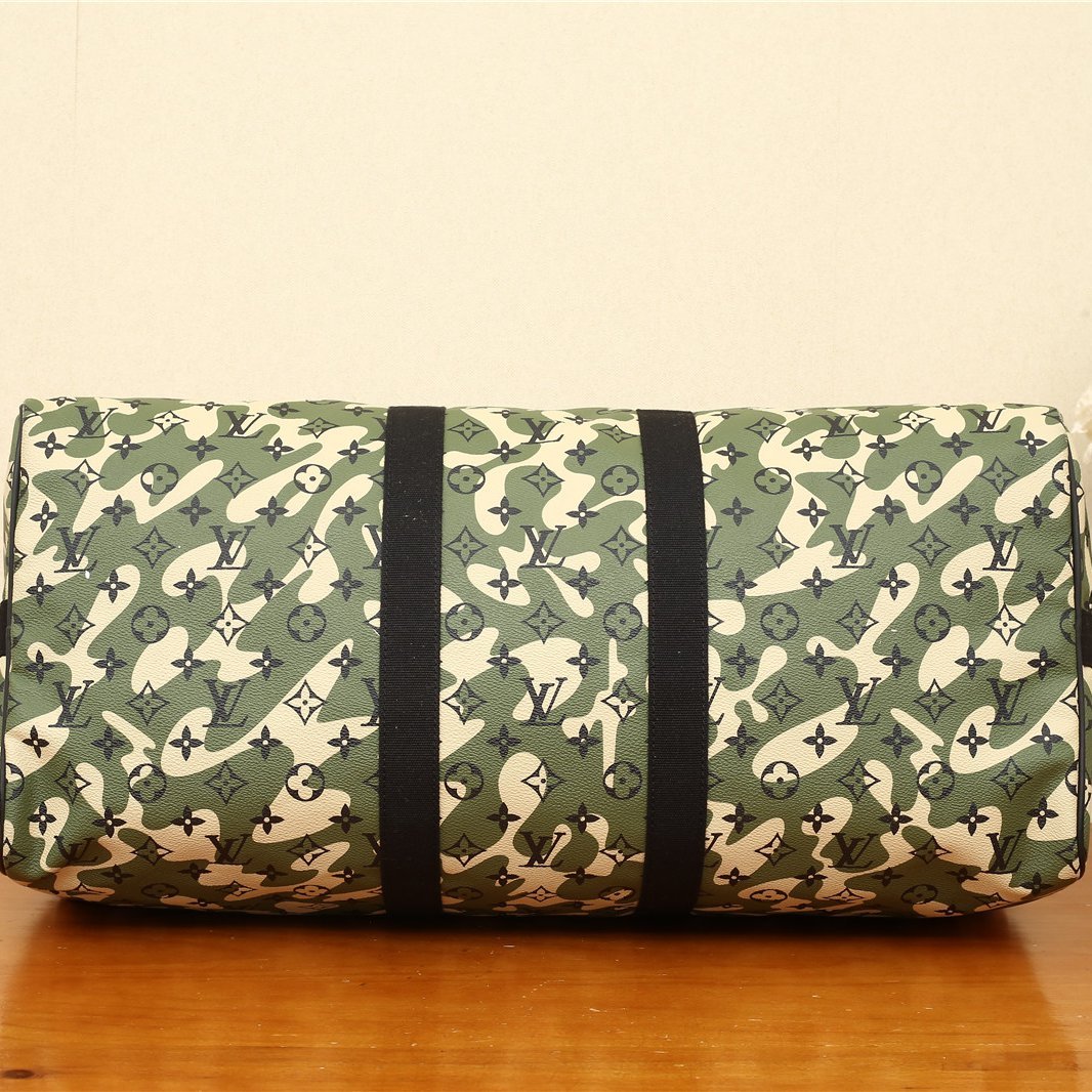 LOUIS VUITTON Vintage Takashi Murakami Camouflage Keep all 55