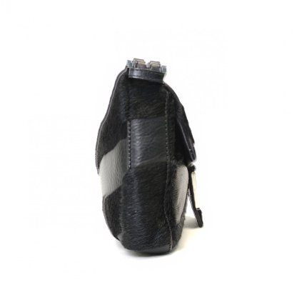 *FENDI Black Horsehair Baguette bag-Hana Vintage