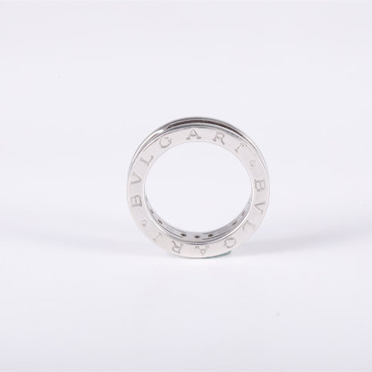 BVLGARI B.ZERO1 Coil Ring single circle Diamond Stud Earring Diamond,18K White Gold-Hana Vintage