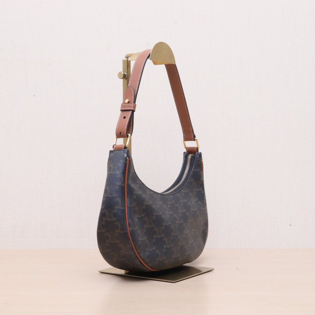 *CELINE AVA Shoulder Bag Medium Size with Arc de Triomphe Print-Hana Vintage