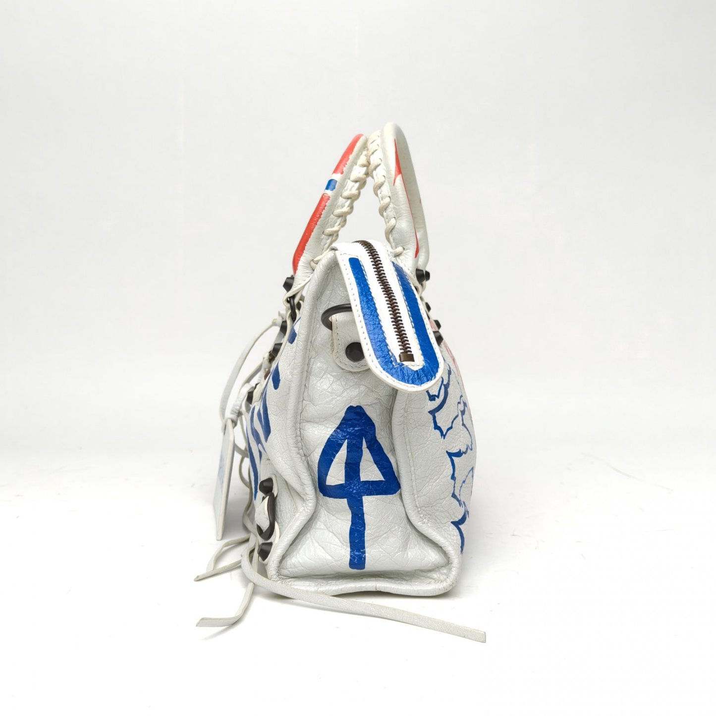 *BALENCIAGA CLASSIC CITY Motorcycle Bag Small 30 Griffiti-Hana Vintage