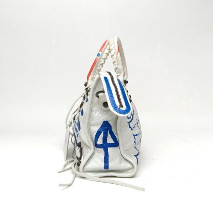 *BALENCIAGA CLASSIC CITY Motorcycle Bag Small 30 Griffiti-Hana Vintage
