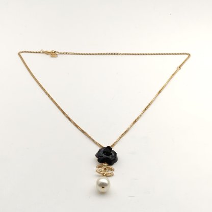 CHANEL 20A CHANEL Camellia Collection Necklace Alloy-Hana Vintage
