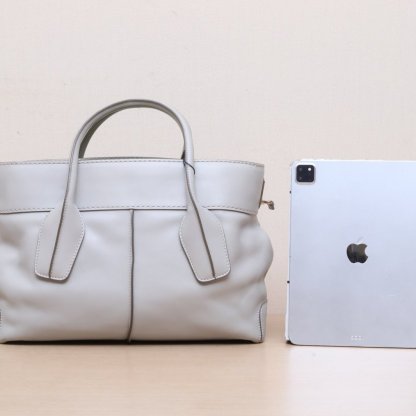 *TODS Grey Classic Handheld Tote Bag-Hana Vintage