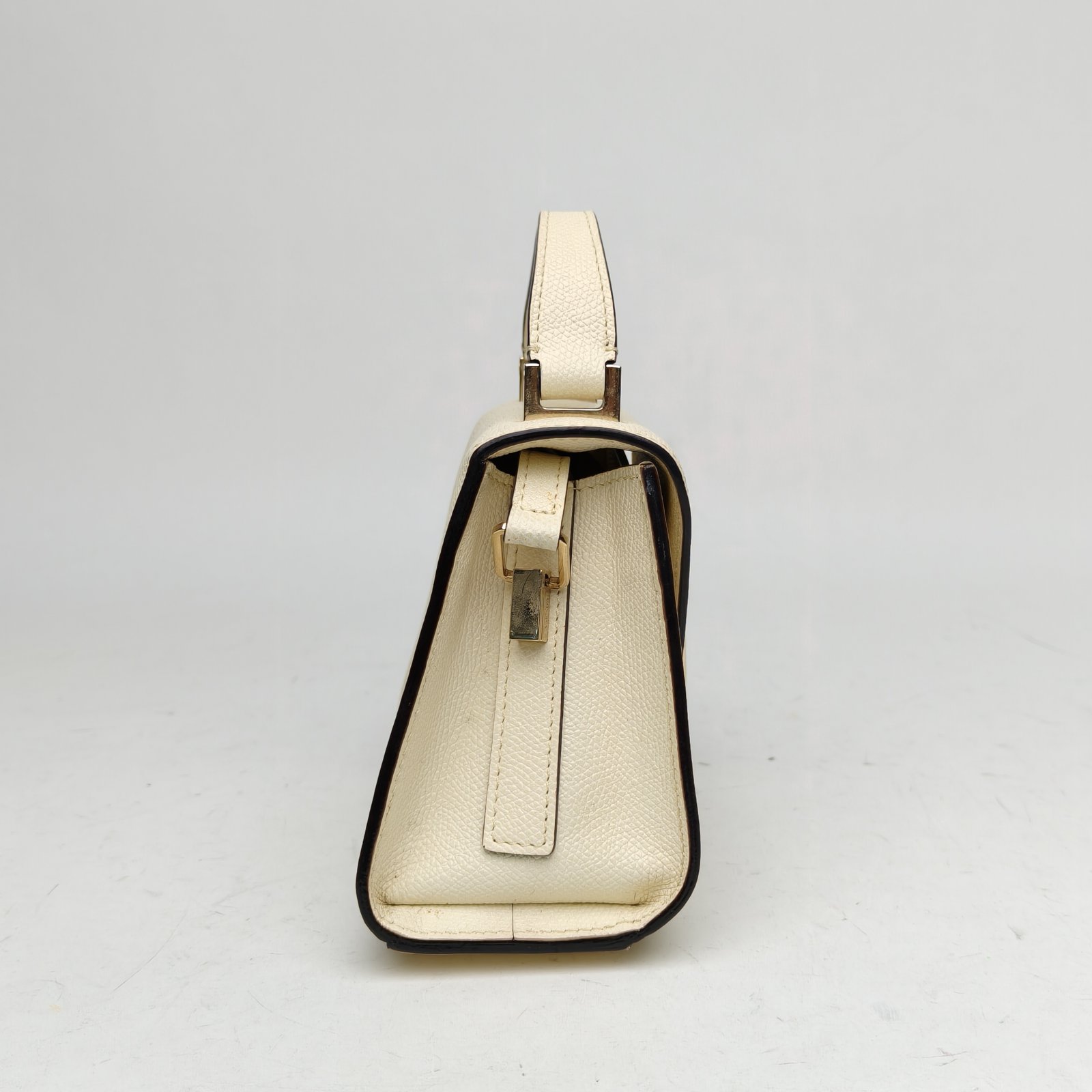 *Valextra Iside Rectangle Buckle Shoulder Bag Ultra Mini-Hana Vintage
