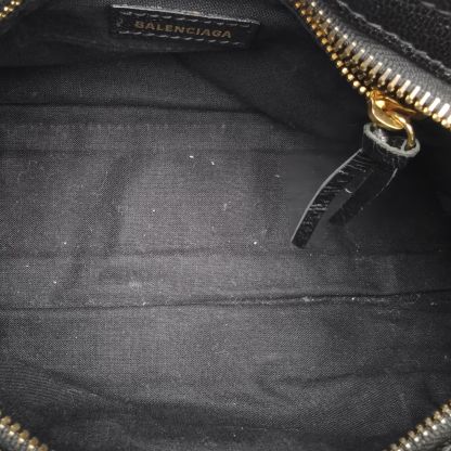 *BALENCIAGA CLASSIC METALLIC EDGE CITY Metal Motorcycle Bag Mini 24cm-Hana Vintage