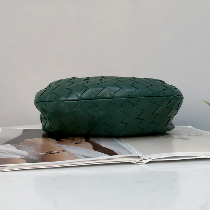 BOTTEGA VENETA Mini Jodie Woven Raintree Green