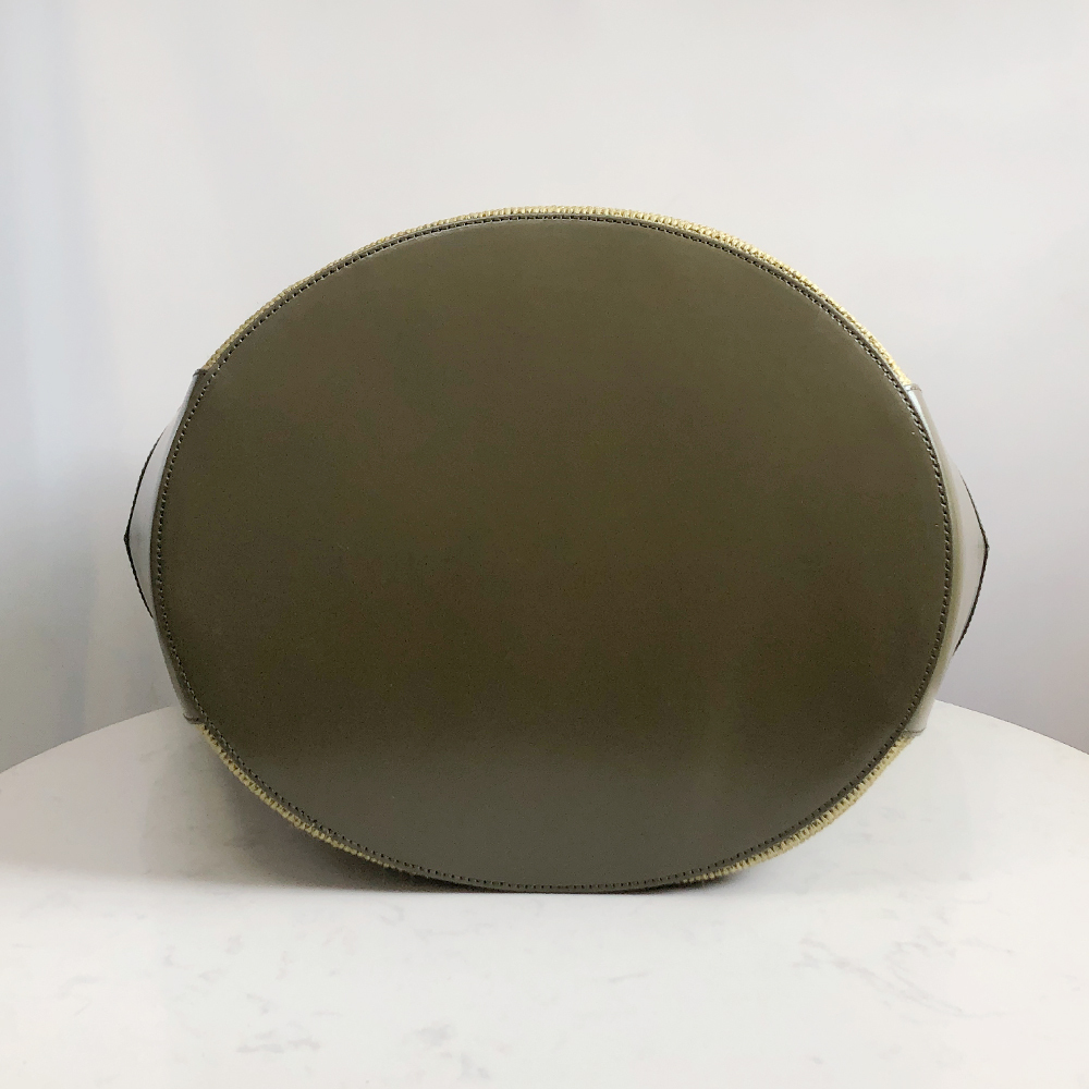 Marni Woven Basket Large, Olive Green