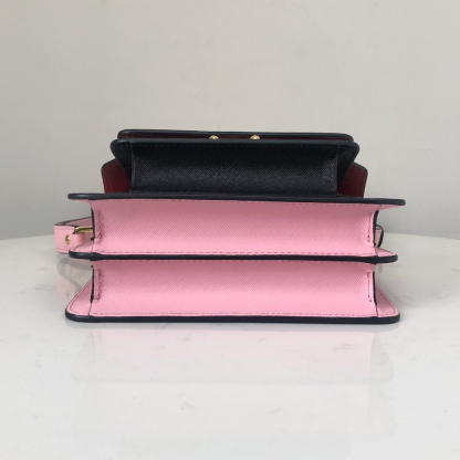 Marni Mini Accordion Bag, Red and Black