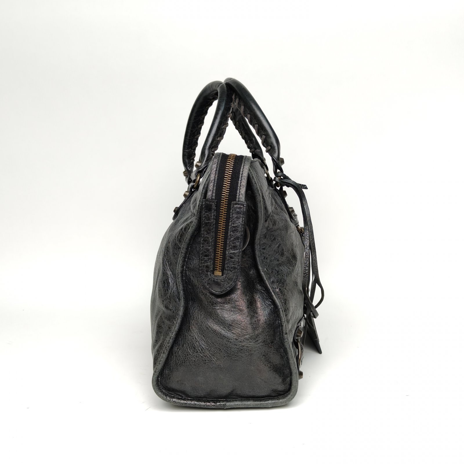 *BALENCIAGA CLASSIC CITY Motorcycle Bag Medium 38-Hana Vintage