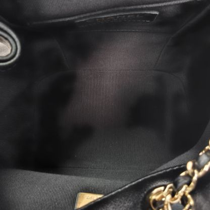 *CHANEL Duma Drawstring Flap Backpack, Single Pocket, Small Size, 18cm-Hana Vintage
