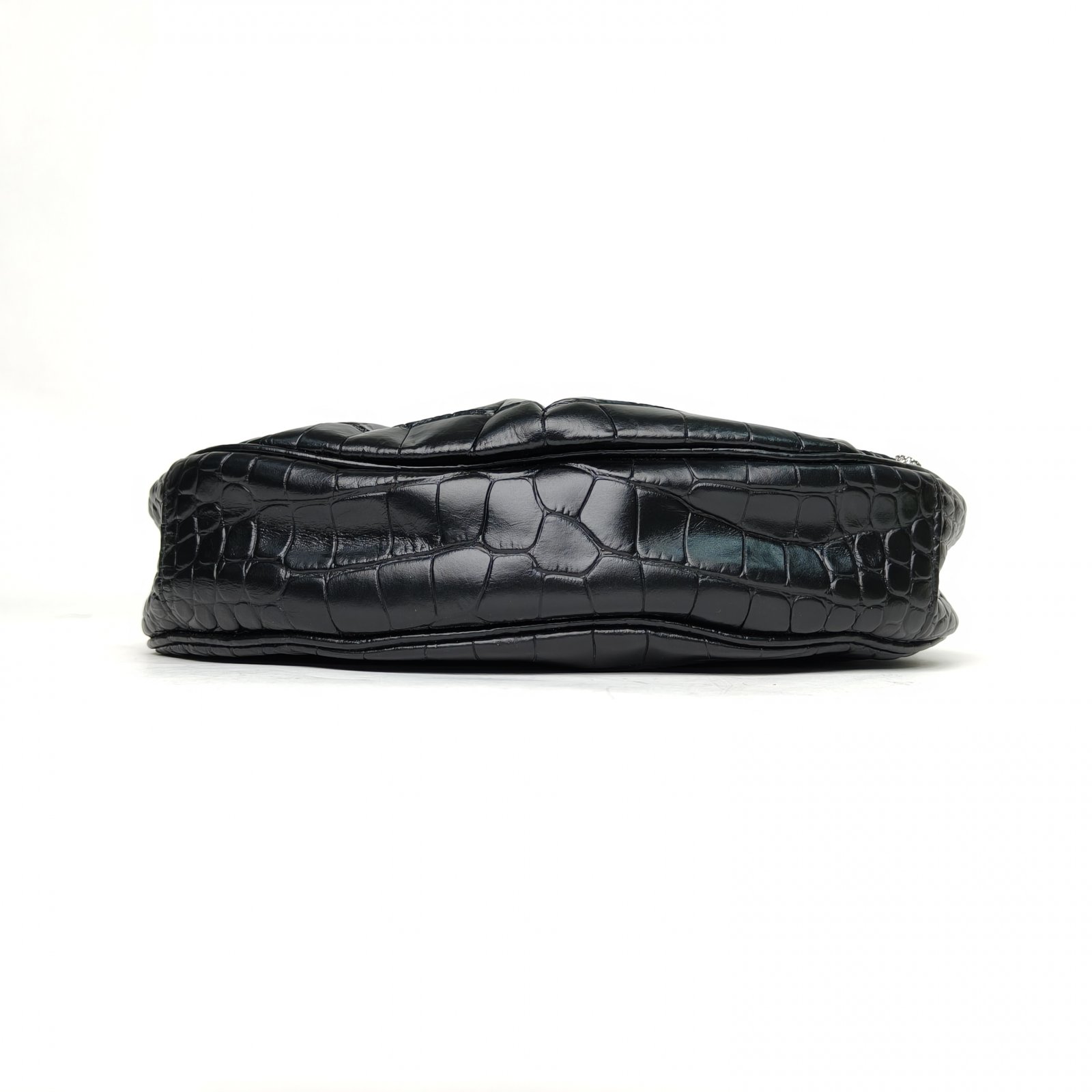 *BALENCIAGA Le Cagole Motorcycle Loop xs 25.9cm Crocodile Embossed-Hana Vintage
