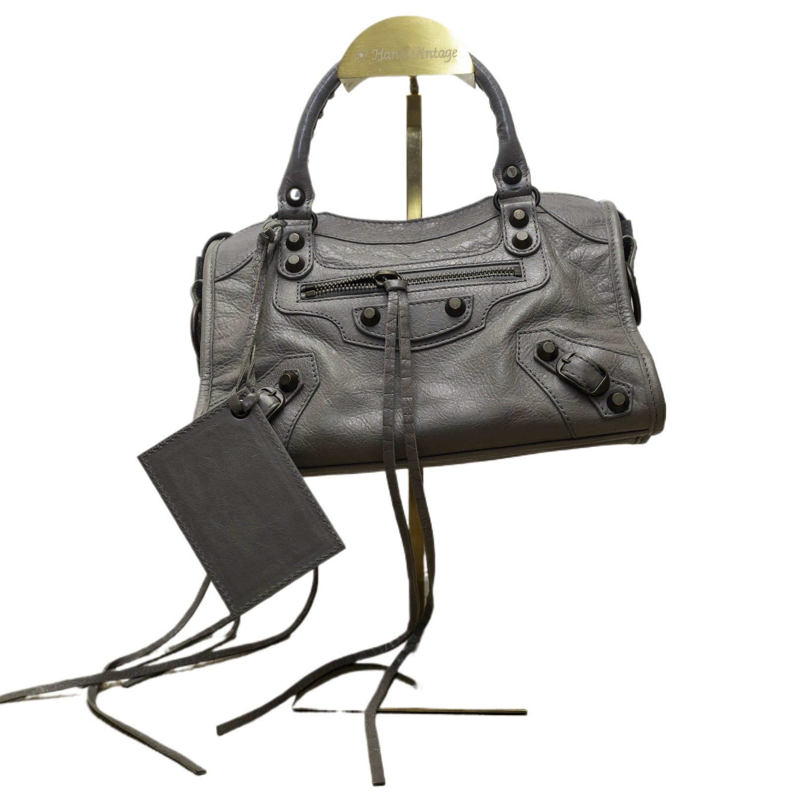 *BALENCIAGA Balenciaga Motorcycle Bag MINI-Hana Vintage