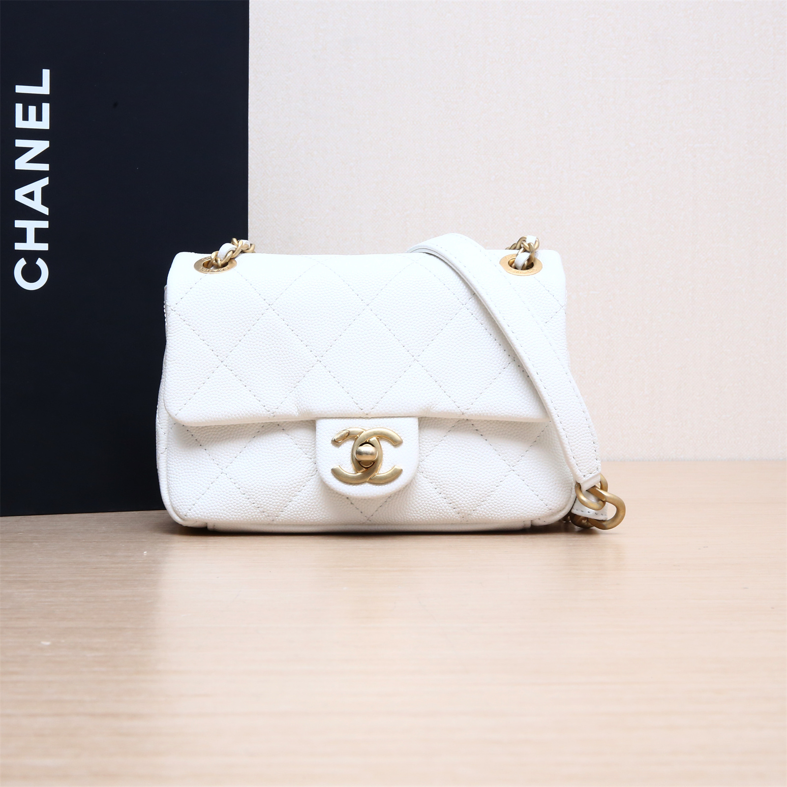 CHANEL 24S Square Clutch 17CM