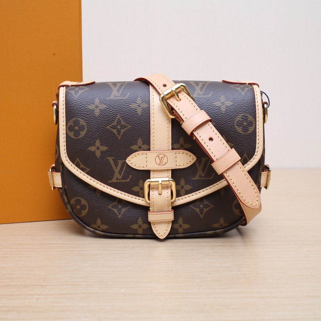 *LOUIS VUITTON Saumur Gemini Small Size 20-Hana Vintage