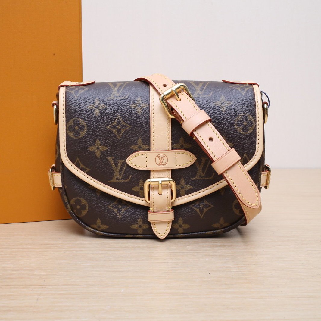 *LOUIS VUITTON Saumur Gemini Small Size 20-Hana Vintage