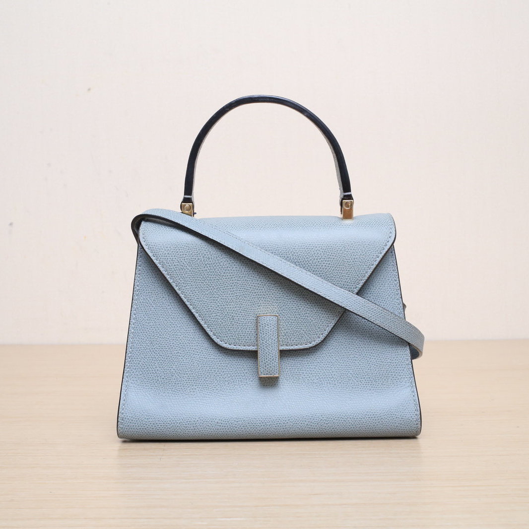 Valextra Iside Rectangular Buckle Shoulder Bag Mini-Hana Vintage