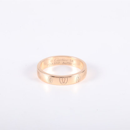 CARTIER Rose Gold Cartier Narrow Ring 18K 18K Rose Gold-Hana Vintage