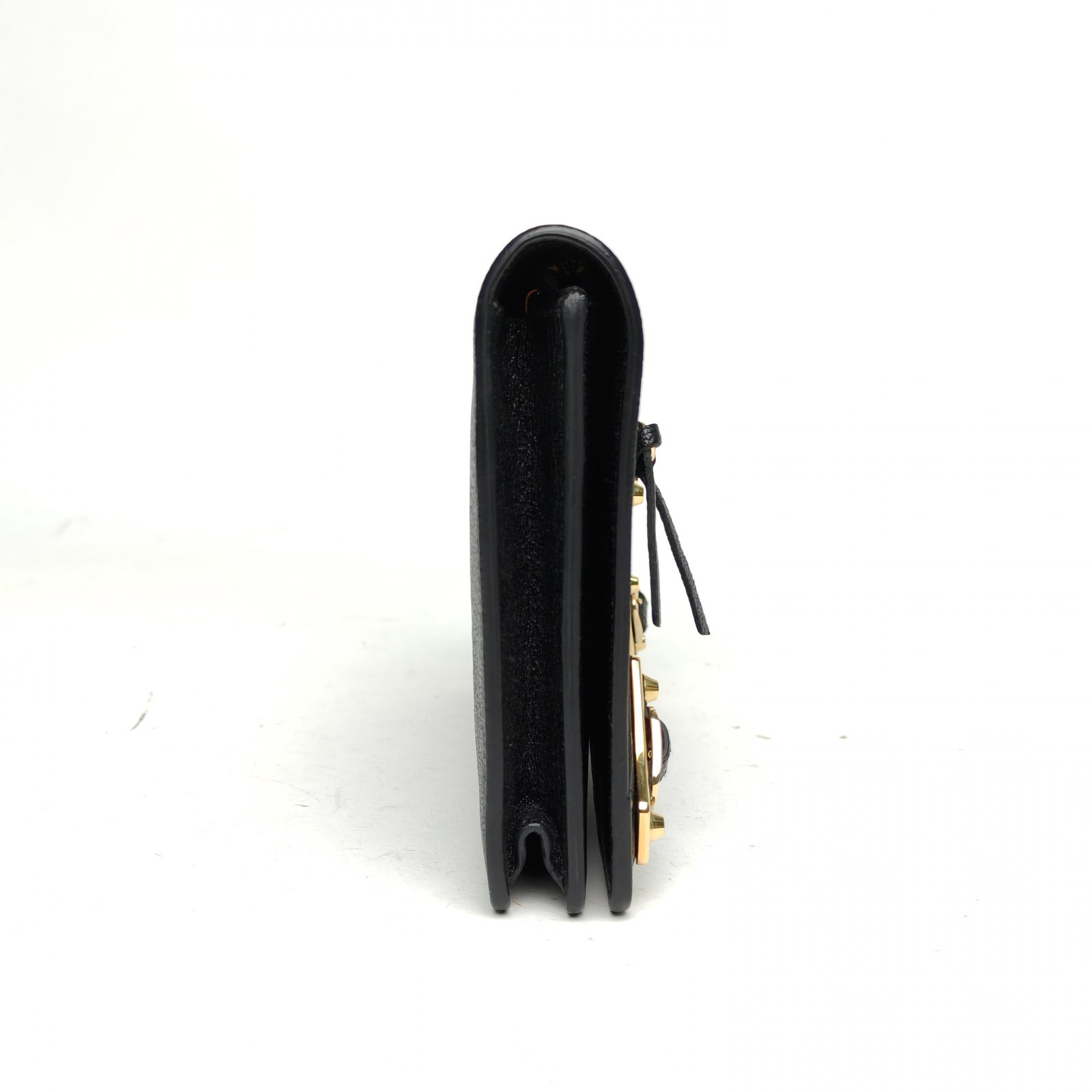 BALENCIAGA Black Motorcycle woc bag