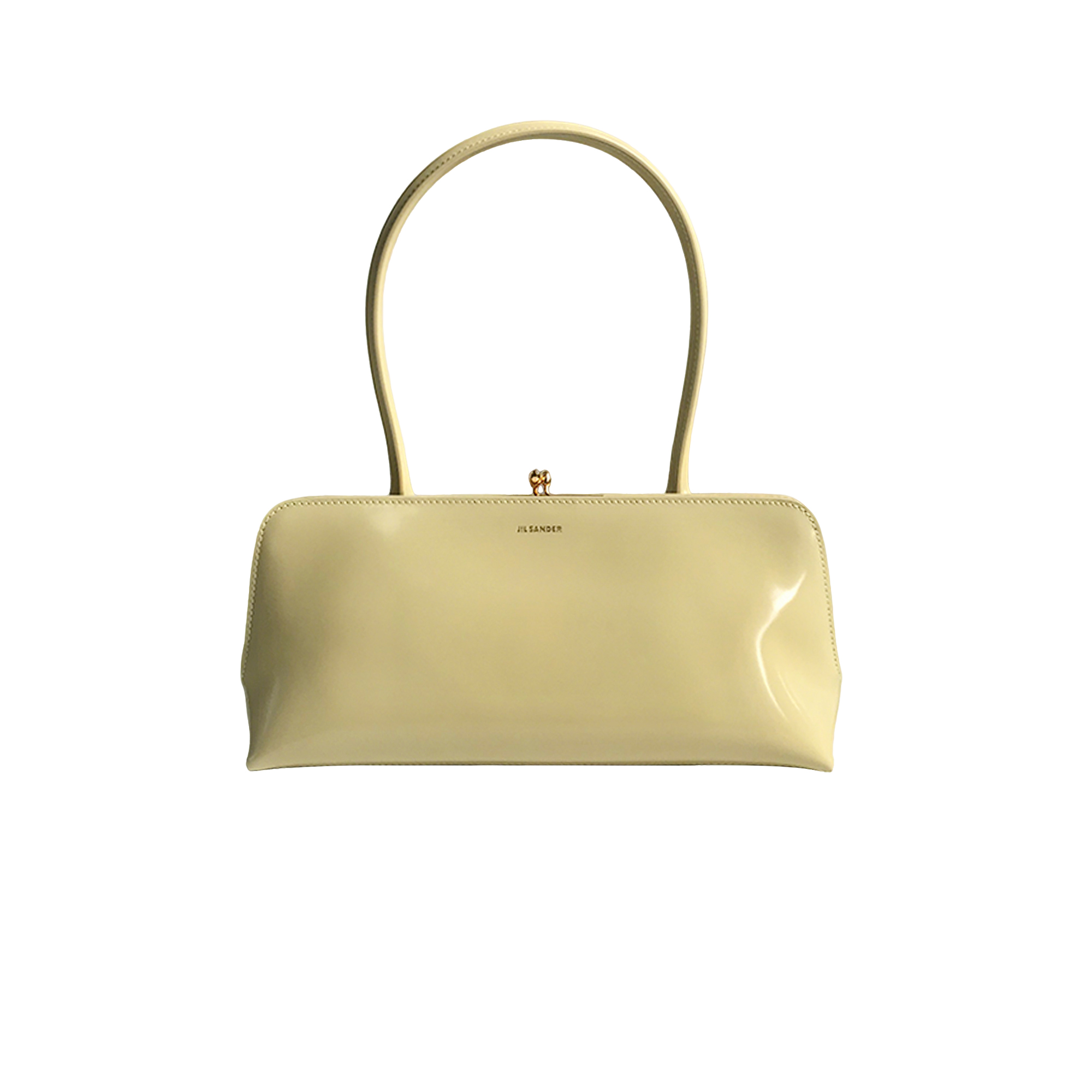 Jil Sander Small Rectangular Shoulder Bag in Beige-Hana Vintage