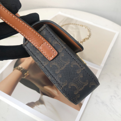 Celine Rectangular Monogram Triomphe Bag