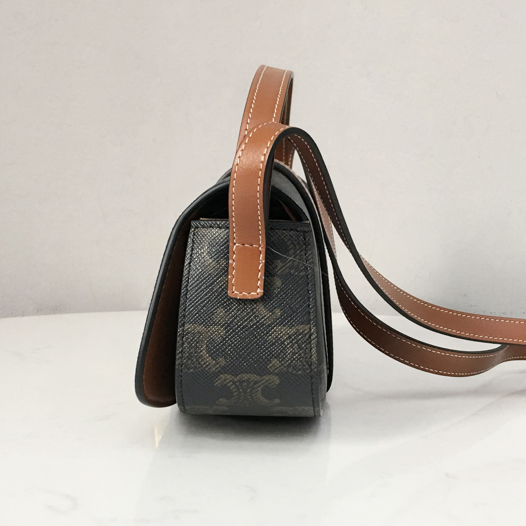 Celine Monogram Trotteur Bag