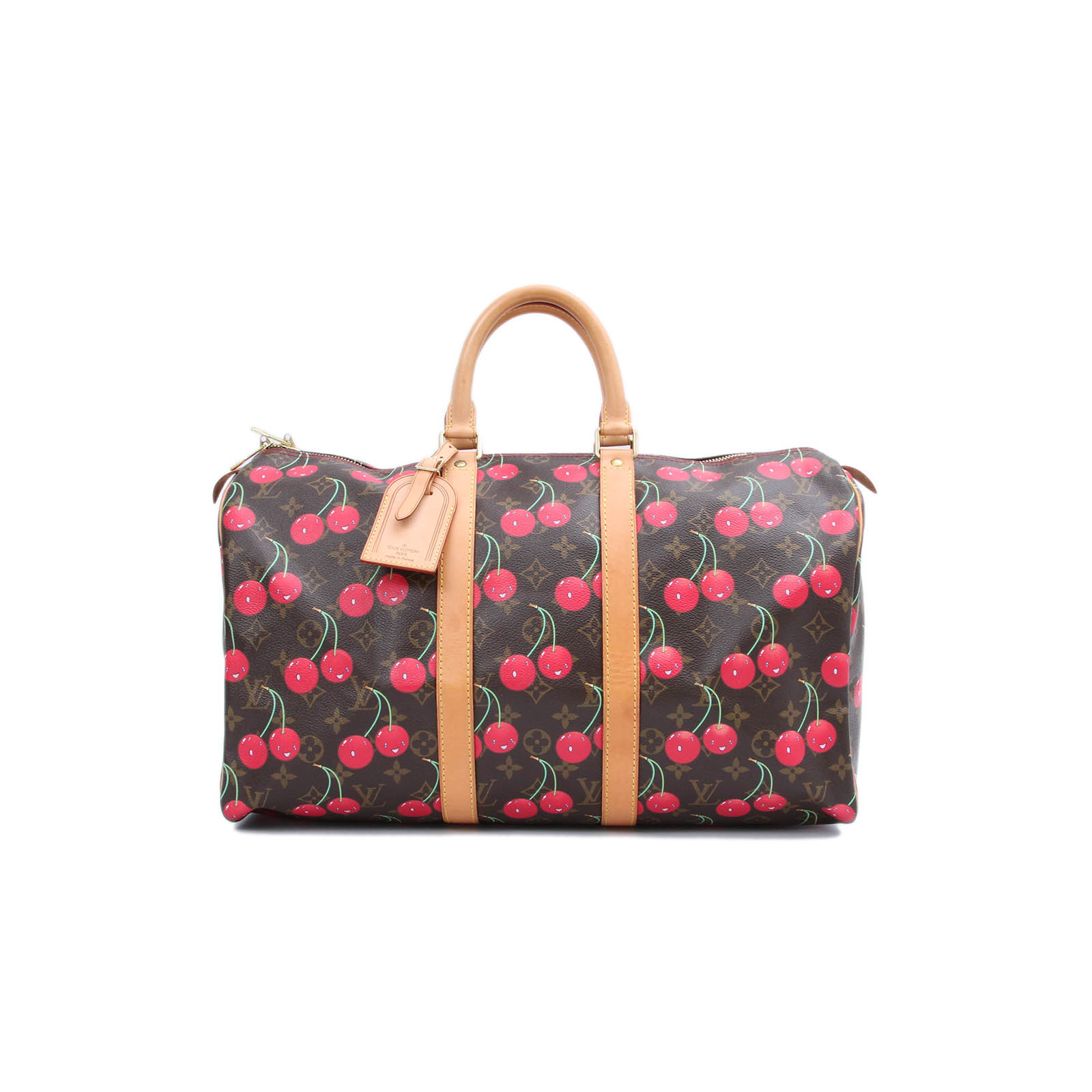 LOUIS VUITTON Vintage Takashi Murakami Cherry Keepall 45