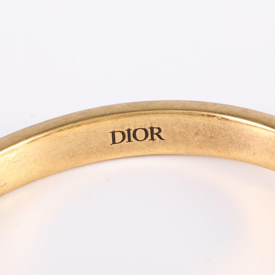 DIOR Jadior Open Bangle Alloy-Hana Vintage