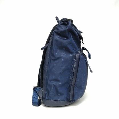 *MCM Blue Nylon Classic Backpack-Hana Vintage
