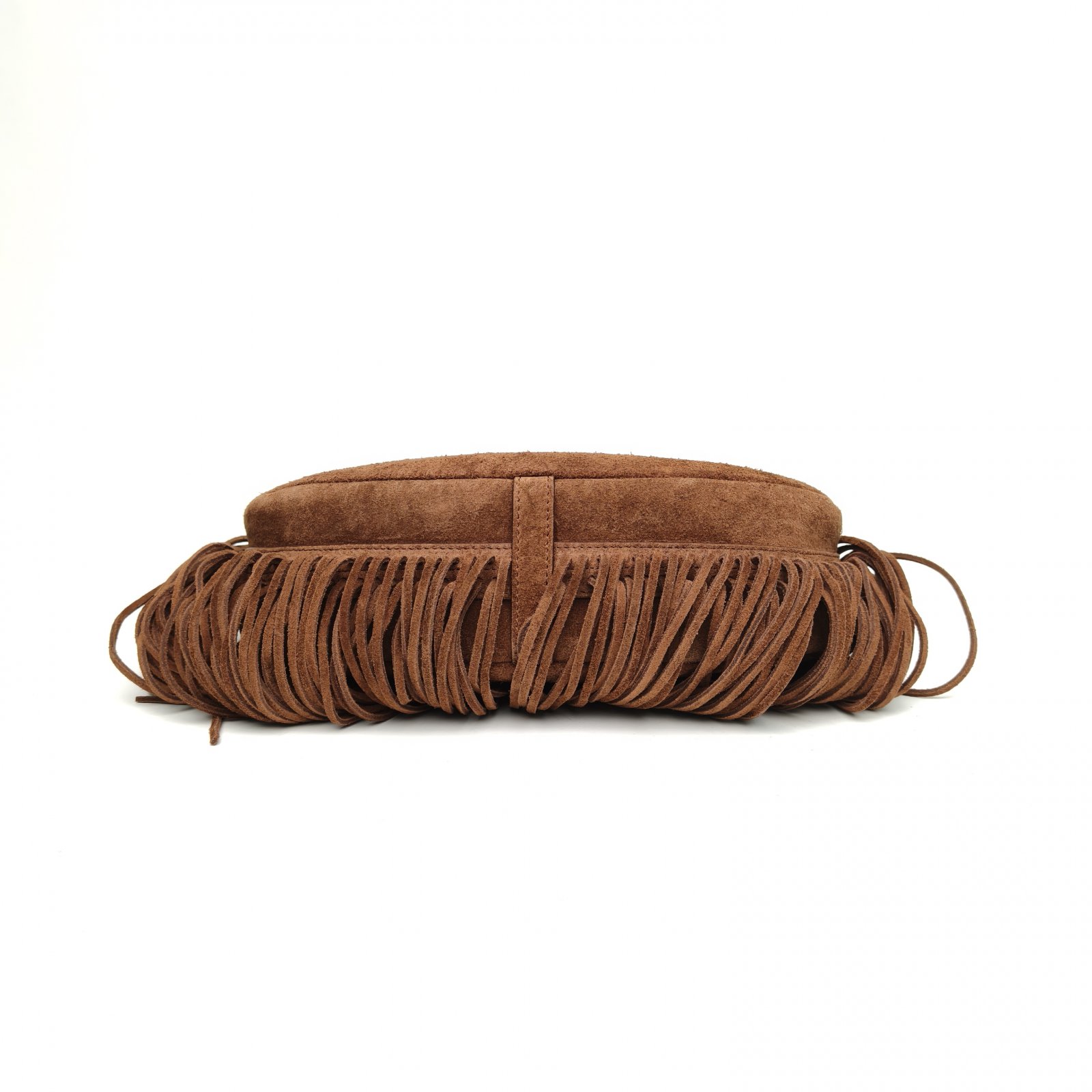 *CELINE Brown Suede Gold Hardware AVA Tassel-Hana Vintage