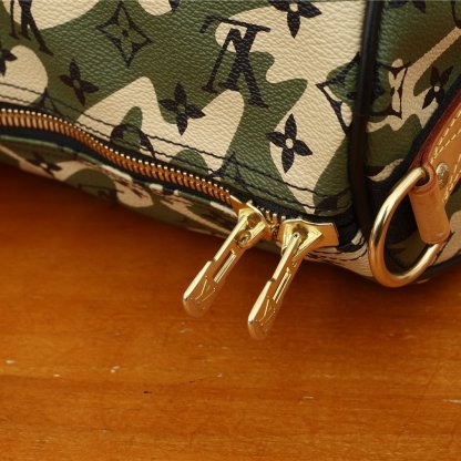 LOUIS VUITTON Vintage Takashi Murakami Camouflage Keep all 55