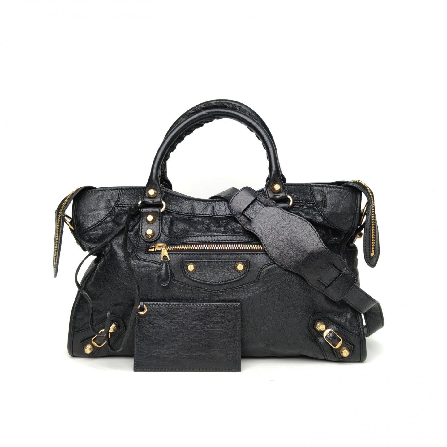 *BALENCIAGA CLASSIC CITY Motorcycle Bag Medium 38-Hana Vintage
