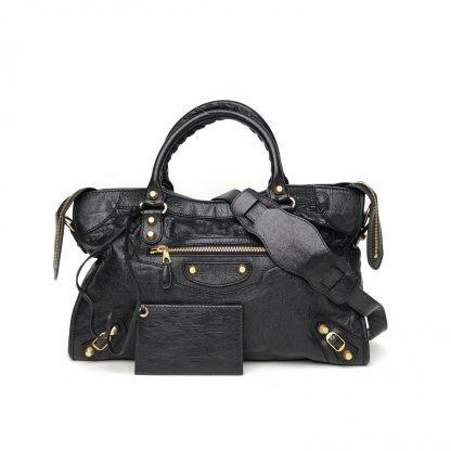 *BALENCIAGA CLASSIC CITY Motorcycle Bag Medium 38-Hana Vintage