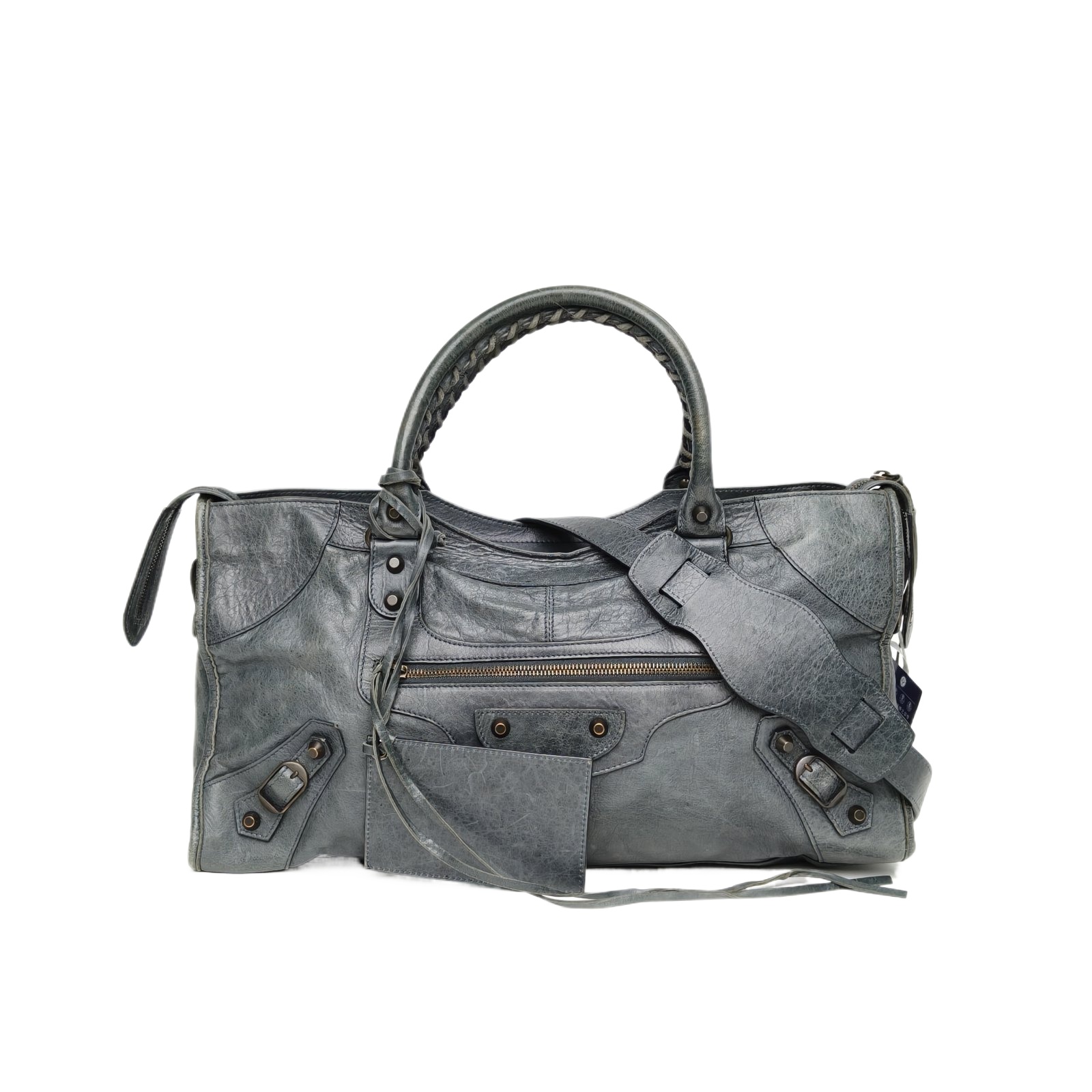 *BALENCIAGA CLASSIC CITY Motorcycle Bag, Large Size-Hana Vintage