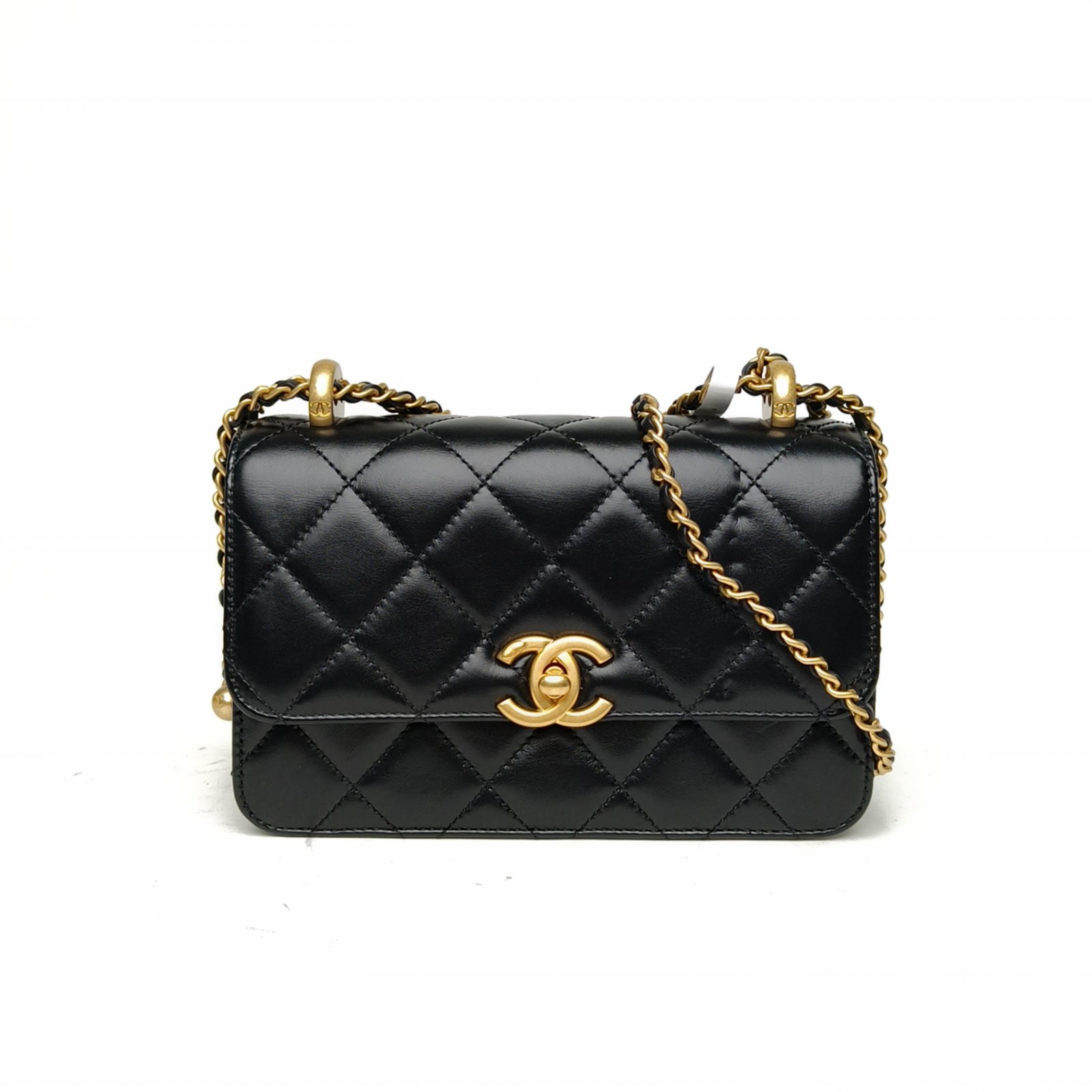 CHANEL 24C CF Flap Bag, 19cm-Hana Vintage