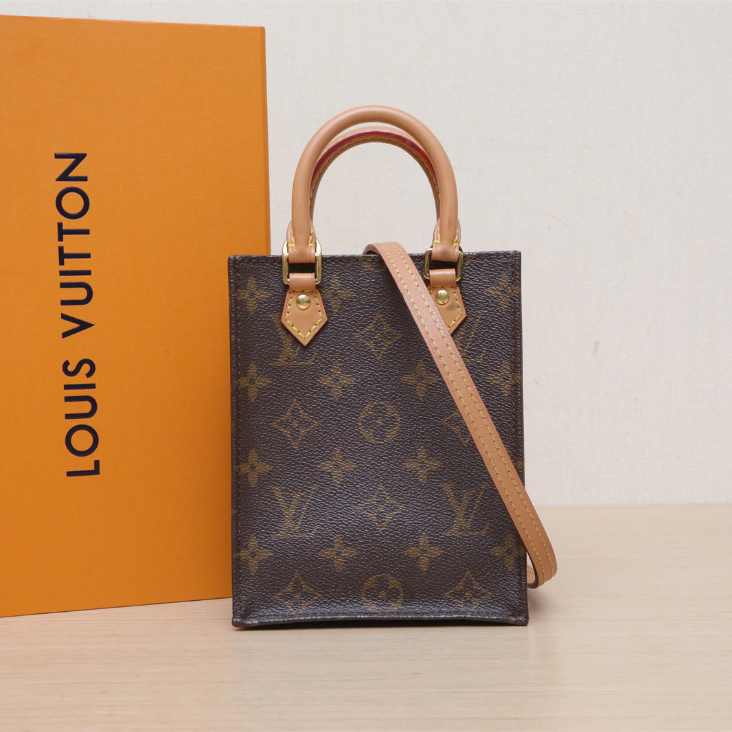 *LOUIS VUITTON PETIT SAC PLAT Piano Score Bag 14-Hana Vintage