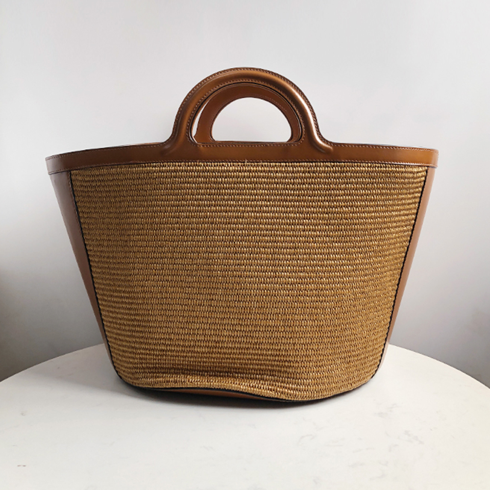 Marni Woven Basket Large, Brown