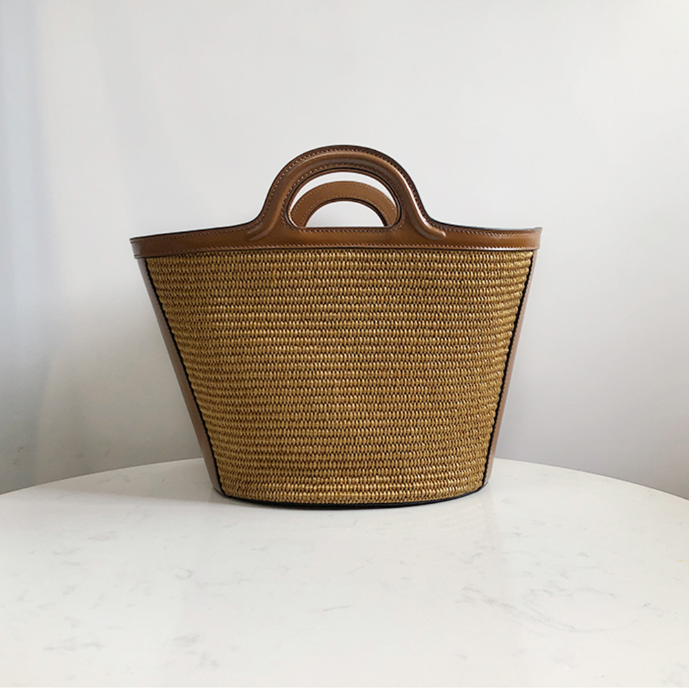 Marni Woven Basket Small, Brown