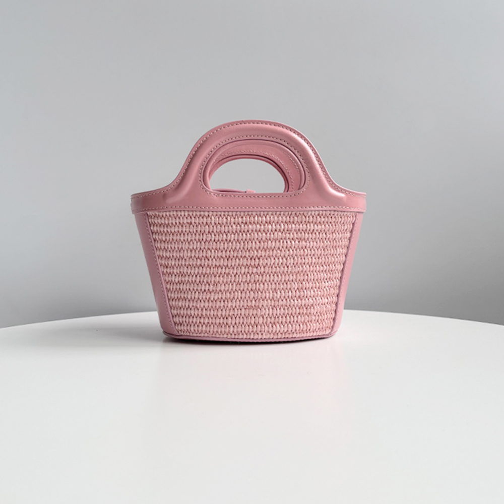 Marni Woven Basket MINI, Pink