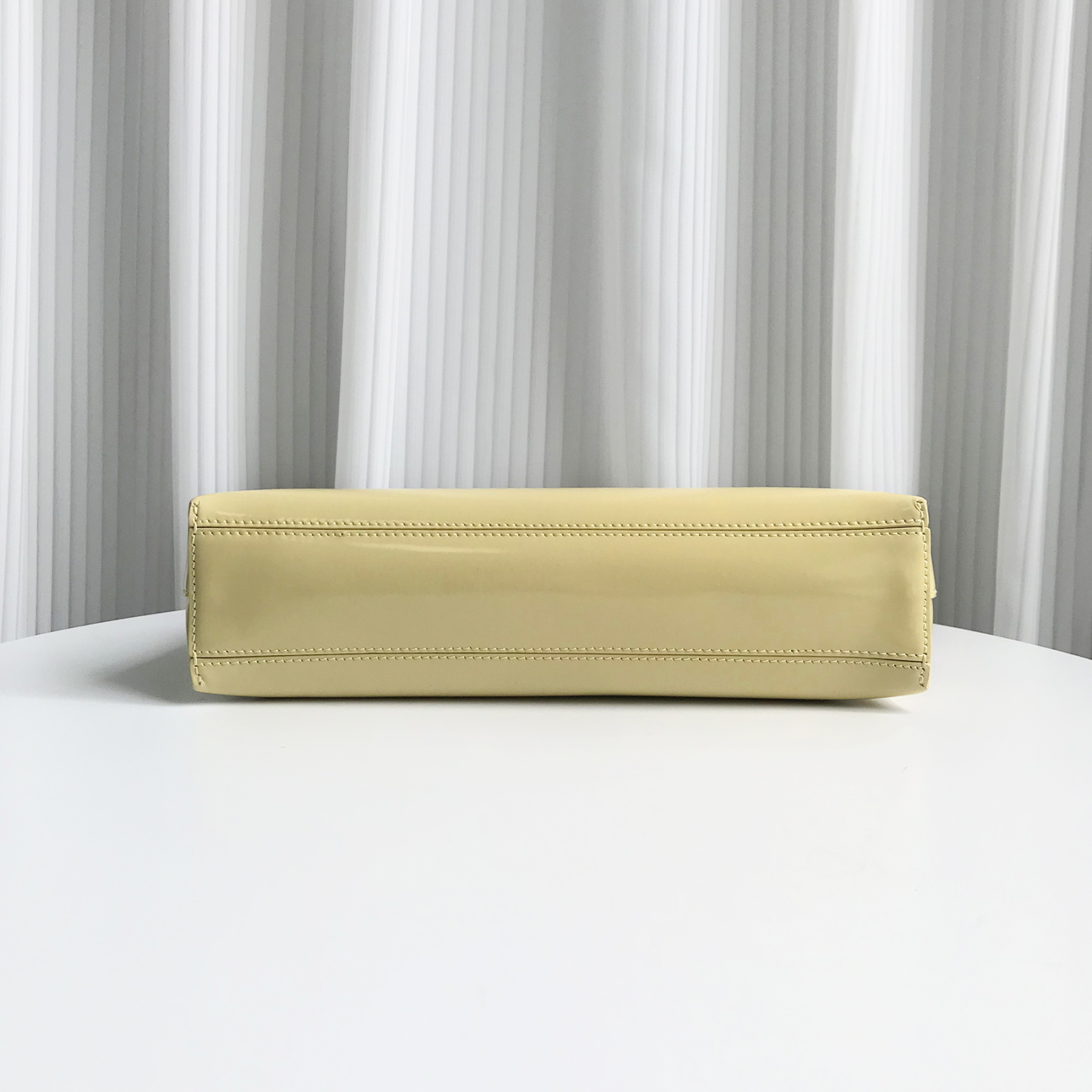 Jil Sander Small Rectangular Shoulder Bag in Beige-Hana Vintage
